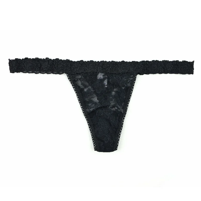 Daily Lace G-String | Black Lace Dress Style