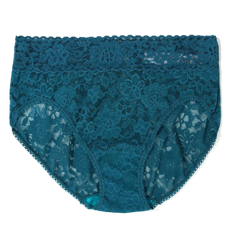 Daily Lace French Brief | Earth Dance (Green) Lace Dress Layers