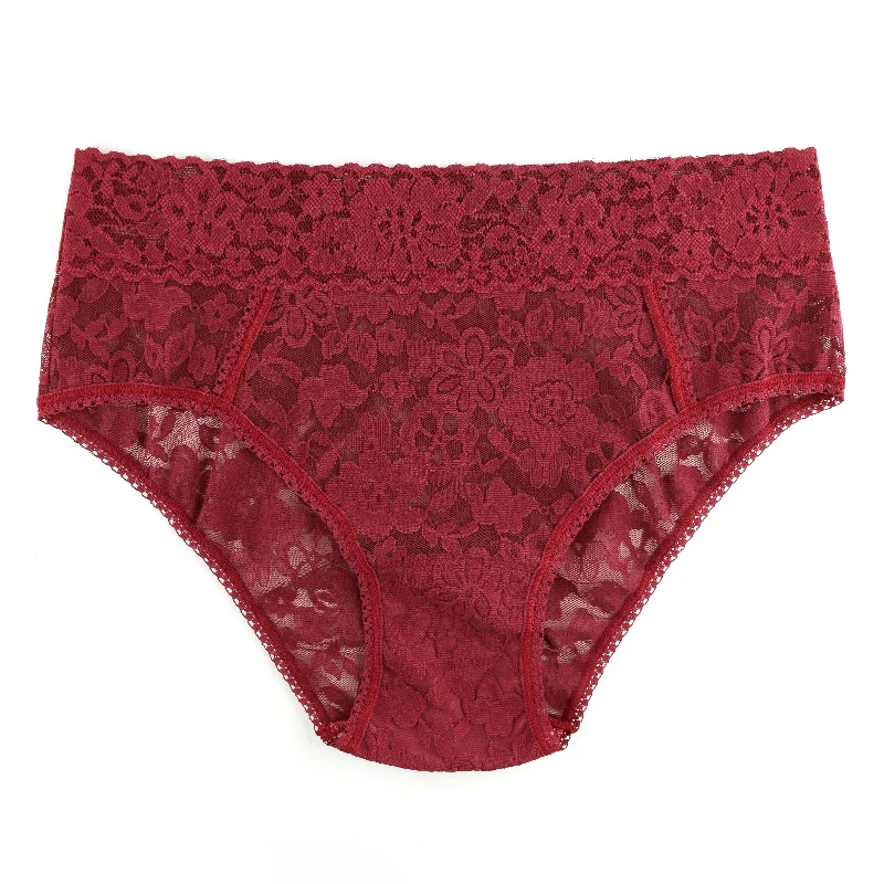 Daily Lace Cheeky Brief | Shiraz Red Lace Dress Sleek