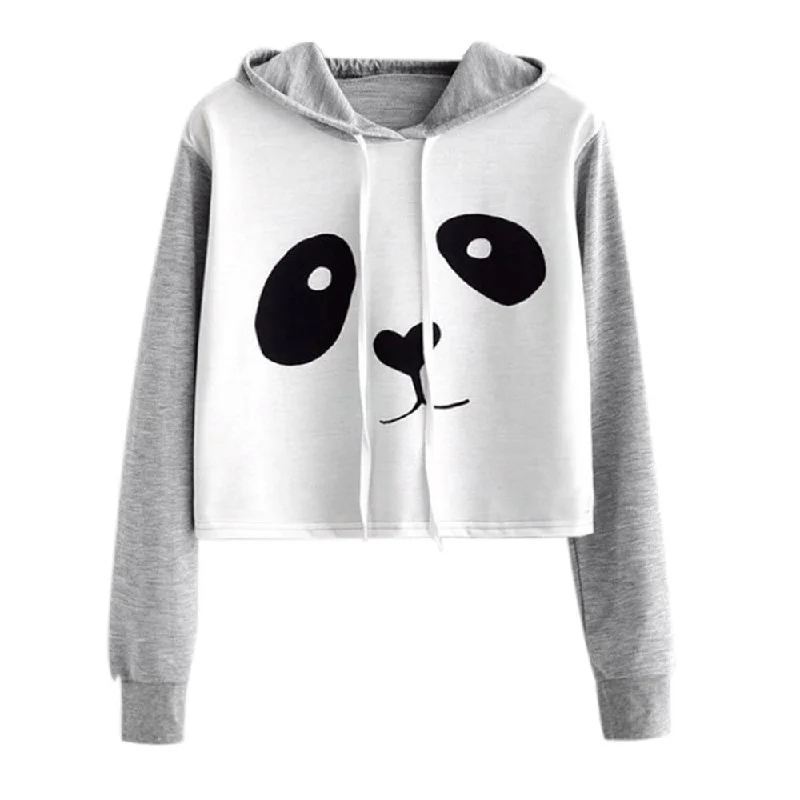 Ladies Cartoon Sweatshirt Long Sleeve Casual Graphic Hoodies