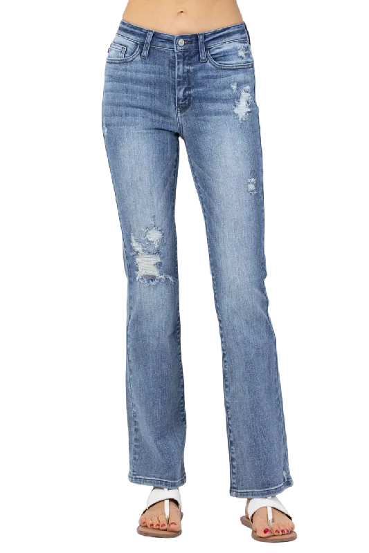 Judy Blue Women's High Waist Boot Cut Jeans