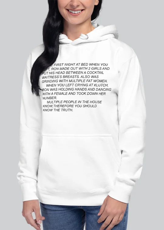 The Note Hoodie Cozy Hoodies & Sweatshirts