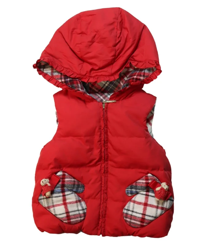 Nicholas & Bears Reversible Puffer Hooded Vest 2T Women's UV protection jackets