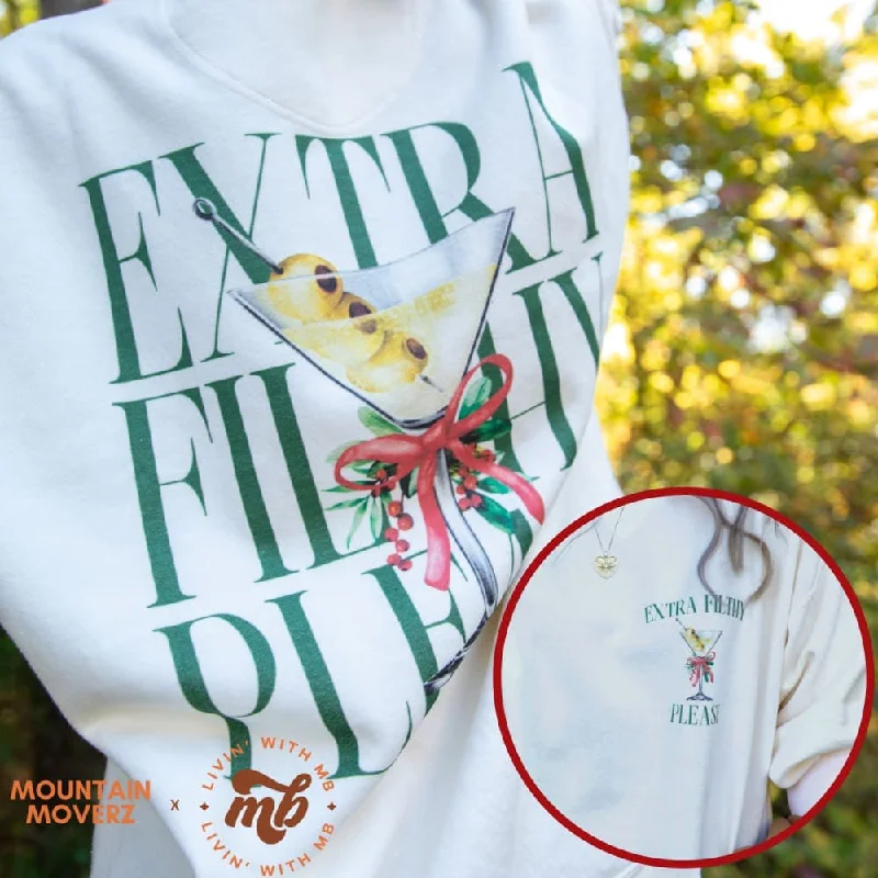 Extra Filthy Please Crewneck Relaxed Sweatshirt Look