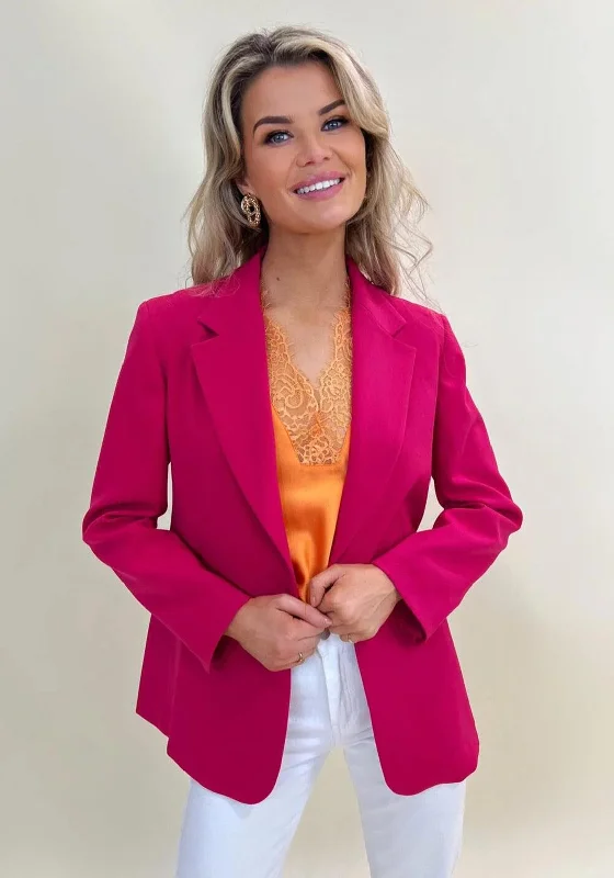 Kate & Pippa Sassari Blazer, Magenta Women's cheap jackets