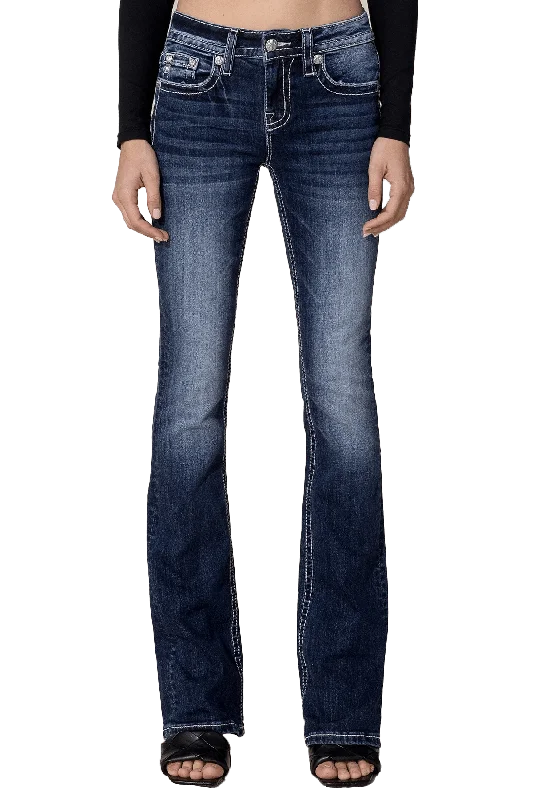 Miss Me Women's  Paisley Dreaming Bootcut Jean