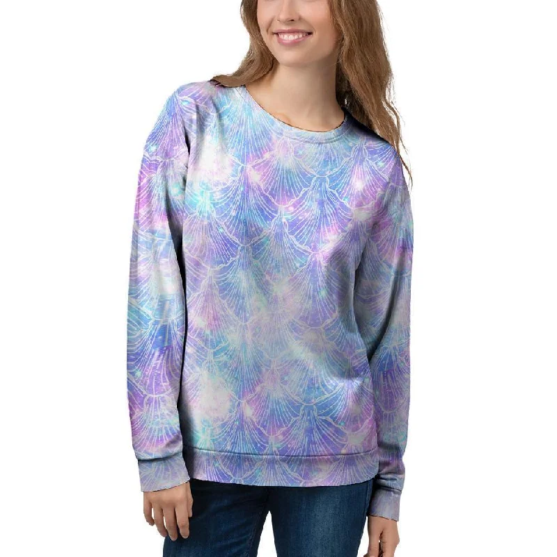 Mermaid Galaxy Space Women's Sweatshirt Best sweaters for casual wear