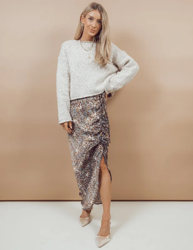 Blake Leopard Printed Skirt Cocktail unclassified skirts