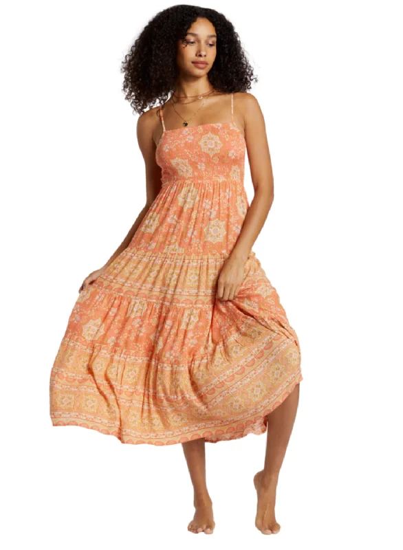 Dreams Space Midi - Sweet Papaya Versatile midi dresses for all occasions