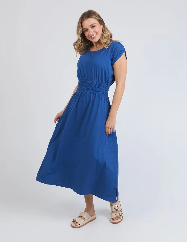 Elm Nelle Midi Dress China Blue Beach midi dresses