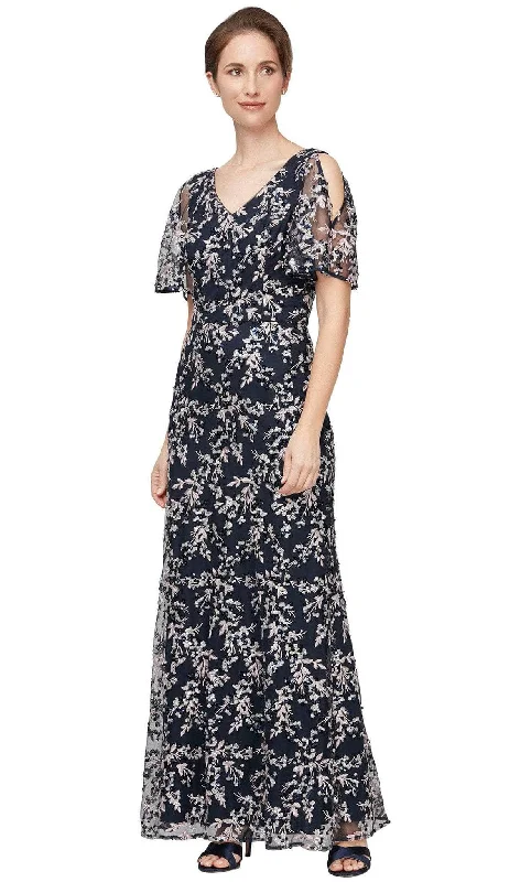 Alex Evenings 81171469 - Embroidered Dress Minimalist unclassified dresses