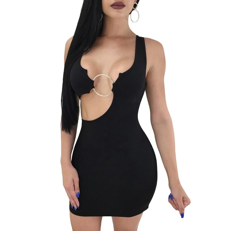 Ashley Cramp Vest Sexy Dress #Black #Vest Beach unclassified dresses