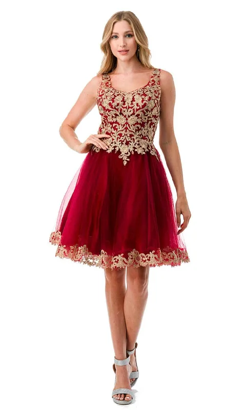 Aspeed Design S2738J - A-Line Homecoming Dress Beaded unclassified dresses