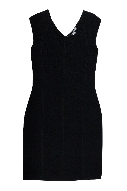 Diane von Furstenberg - Black Bandage Dress Sz 2 Elegant unclassified dresses