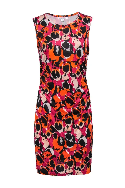 Diane von Furstenberg - Multicolor Printed Dress Sz 10 Affordable unclassified dresses