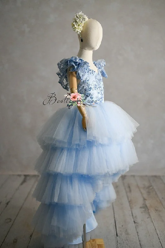 "Elouise" -  high low  Gown  ( 5 Year - Petite 6 Year) Y2K unclassified dresses