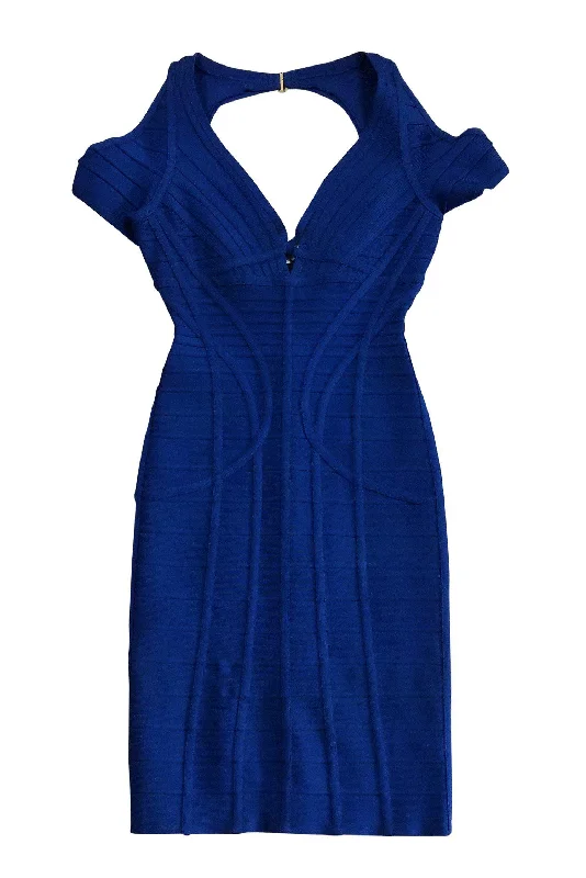 Herve Leger - Blue Bandage Dress Sz XS Wedding guest unclassified dresses