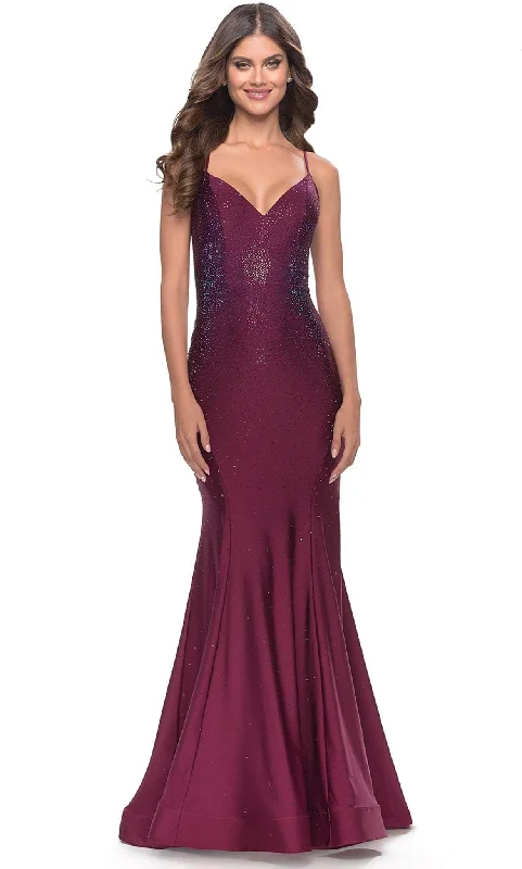 La Femme 31220 - Beaded Dress Ruched unclassified dresses