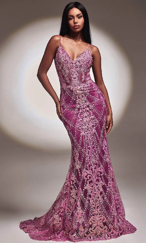 Ladivine CC2168 - Beaded Mermaid Prom Dress Y2K unclassified dresses