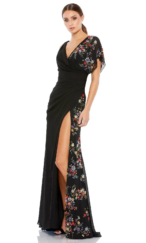 Mac Duggal 26530 - Faux Wrap Dress Ruched unclassified dresses