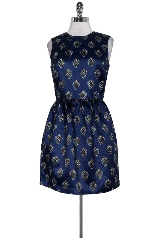 Markus Lupfer - Navy Jewel Strawberry Vivian Dress Sz S Casual unclassified dresses