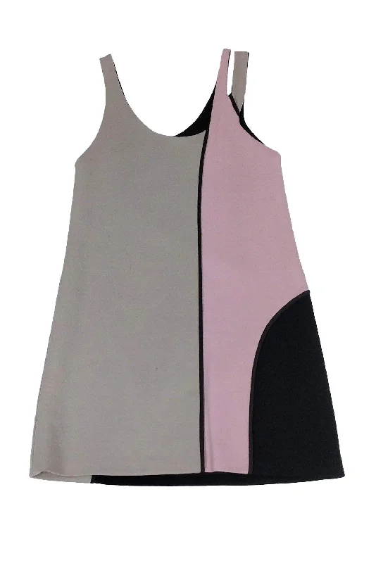 Marni - Wool Color Blocked Dress Sz 4 Bodycon unclassified dresses