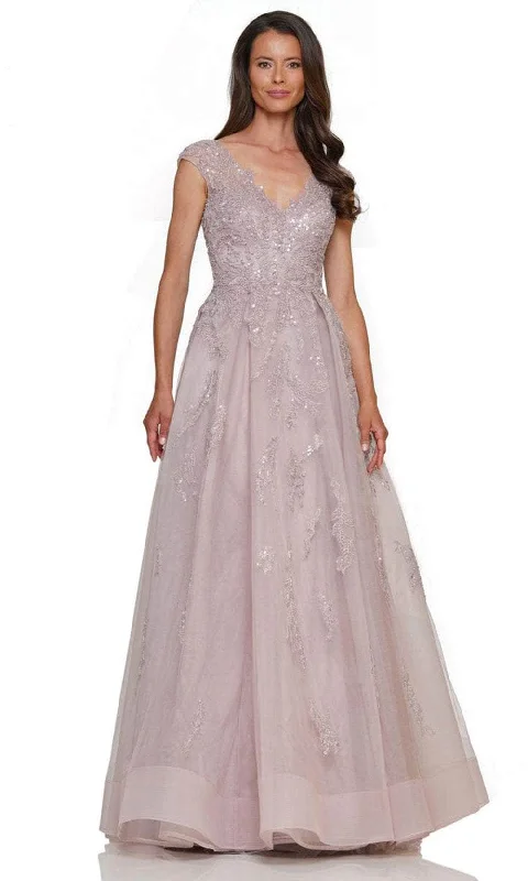 Marsoni by Colors MV1277 - Beaded A-Line Prom Gown Lightweight unclassified dresses