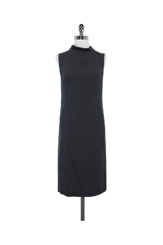 Max Mara - Grey Wool Blend Sleeveless Dress Sz 8 Trendy unclassified dresses