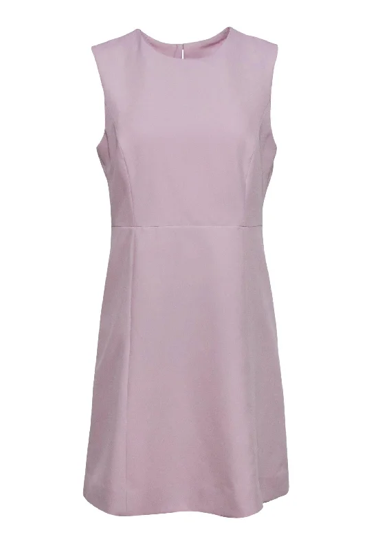 Milly - Pastel Pink Sheath Dress w/ Keyhole Cutout Sz 10 Preppy unclassified dresses