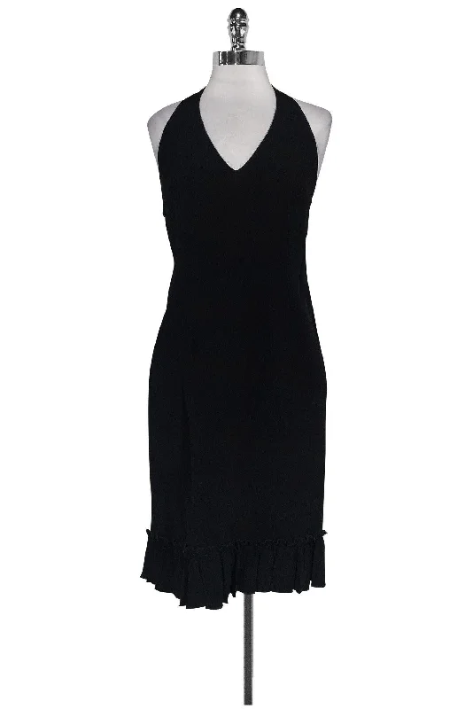 Moschino Cheap & Chic - Black Halter Dress Sz 8 Stretchy unclassified dresses