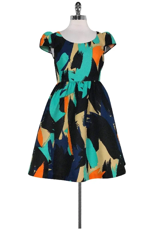 Moulinette Soeurs - Multicolor Paint Splatter Sz 2 Elegant unclassified dresses