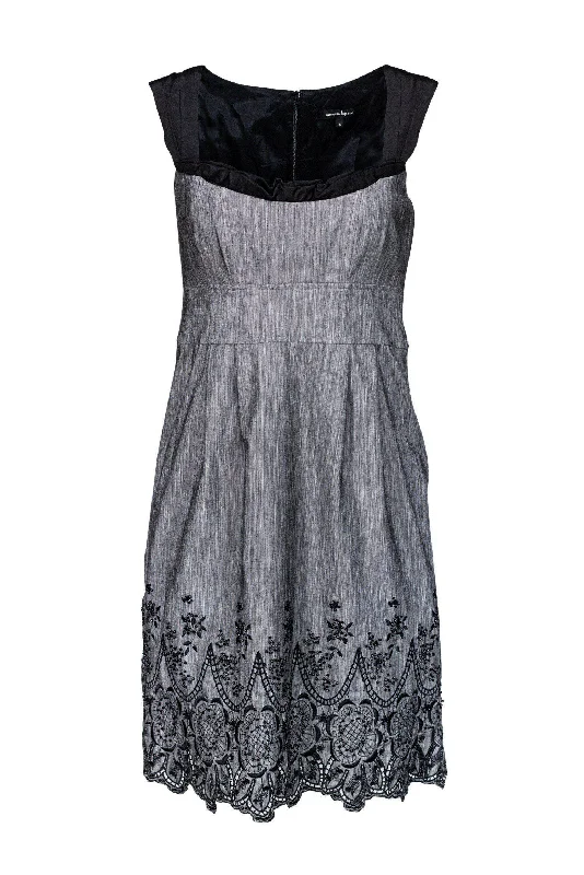 Nanette Lepore - Grey Sweetheart Neckline Dress Sz 6 Best-selling unclassified dresses