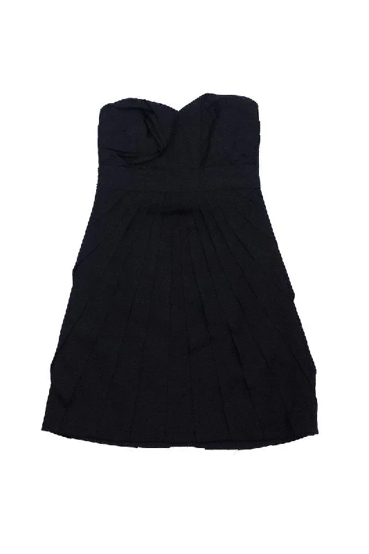 Phoebe - Black Pleated Strapless Dress Sz 4 Sexy unclassified dresses