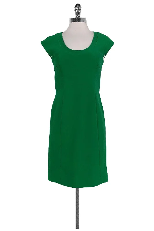 Rachel Roy - Green Cap Sleeve Sheath Sz 2 Long unclassified dresses