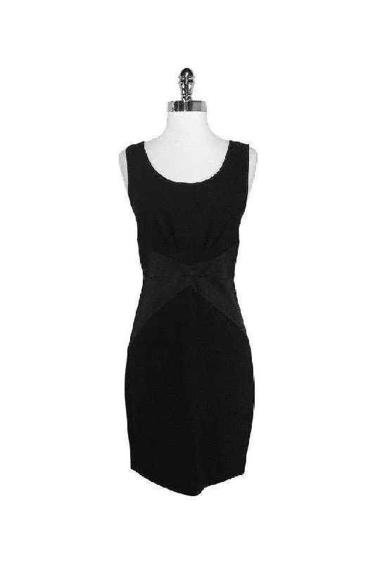 Rachel Zoe - Black Satin Trim Evening Dress Sz 8 High-end unclassified dresses