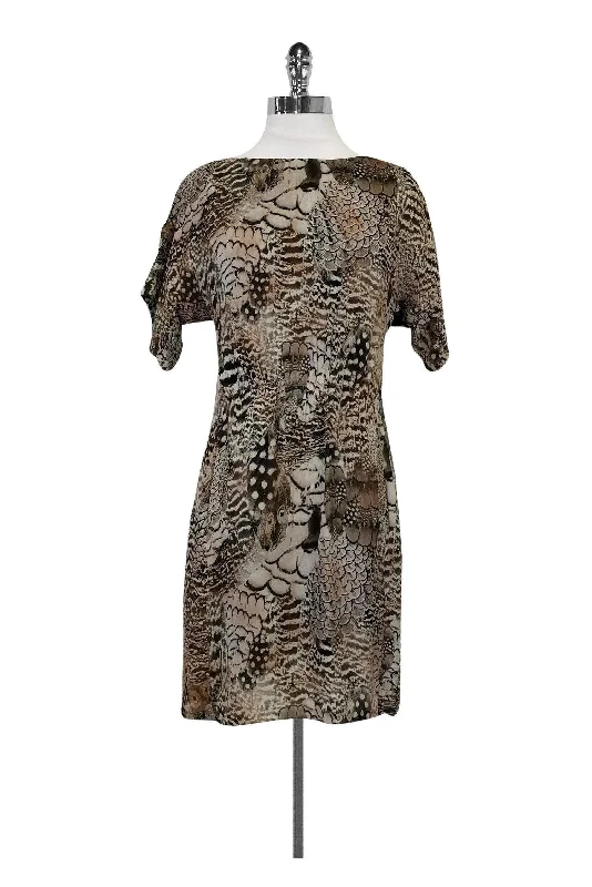 Rag & Bone - Brown Printed Dress Sz 6 Popular unclassified dresses