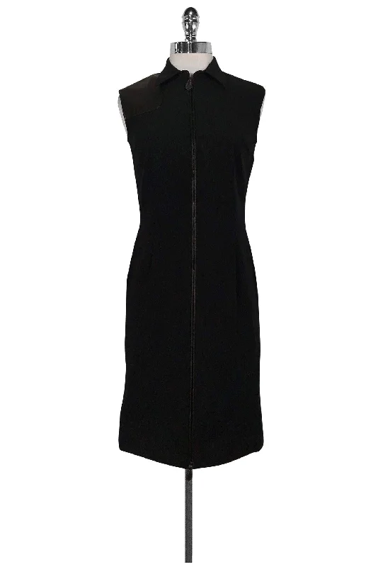 Ralph Lauren - Black Zip Up Dress Sz 6 Long unclassified dresses