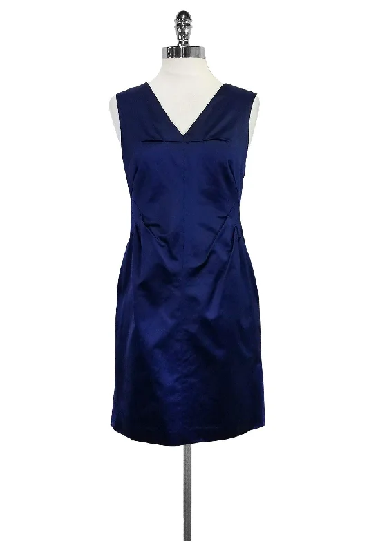 Robert Rodriguez - Blue Satin Dress Sz 4 Date night unclassified dresses