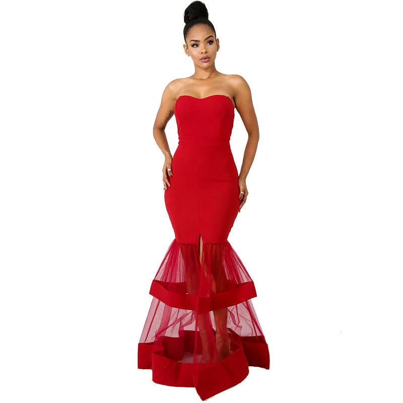 Sexy Sweetheart Mermaid Evening Dress #Strapless #Mermaid Fashionable unclassified dresses