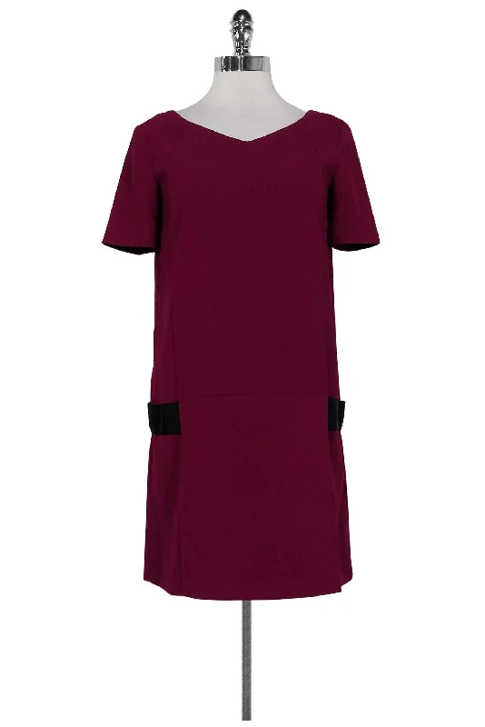 The Kooples - Berry Pink Shift Dress Sz S Preppy unclassified dresses