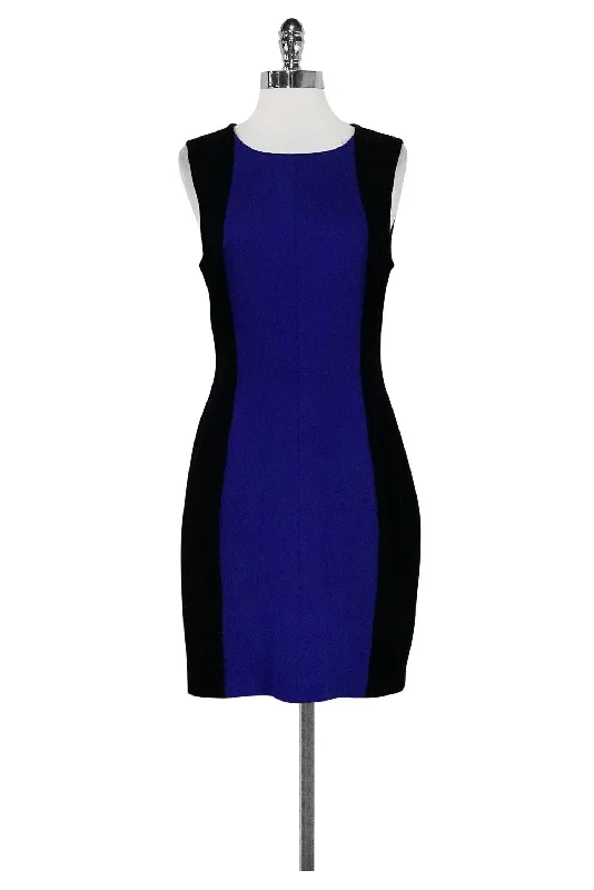 Trina Turk - Black & Indigo Dress Sz 8 Backless unclassified dresses