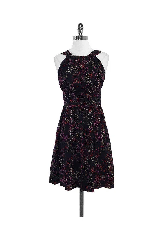 Trina Turk - Multicolor Star Print Silk Sleeveless Dress Sz XS Women's unclassified dresses