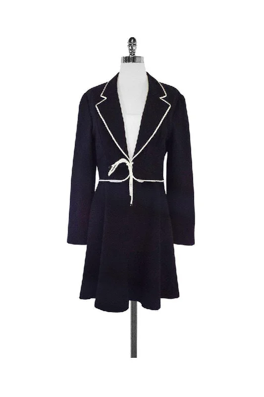 Valentino - Black & White Suit Dress Sz 10 Everyday wear unclassified dresses