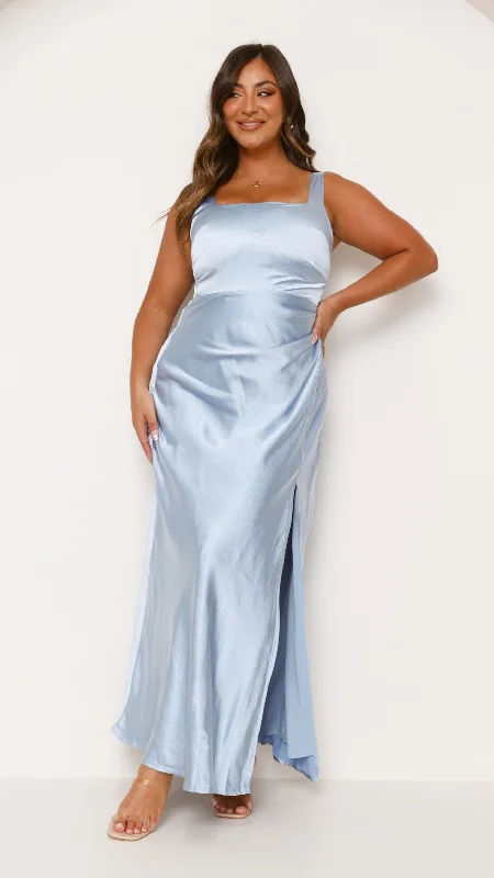 Alaria Maxi Dress - Blue Maxi Skirt Party